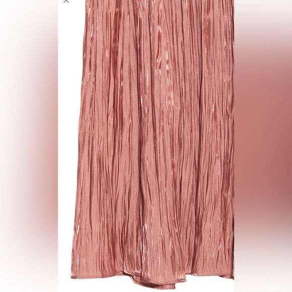 ZARA PLEATED SATIN EFFECT SKIRT - Picture 3 of 3